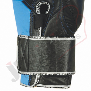 Guantes de boxeo personalizados profesionales de alta calidad más vendidos Guantes de entrenamiento de dedos completos de color doble de cuero genuino - Product Image 6