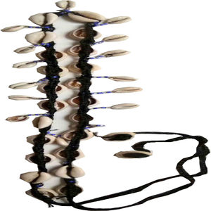 Ceinture perlée en coton pour femmes mode sac noir blanc Western OEM Logo Style boucle tissu emballage pièces couleur usa - Product Image 3