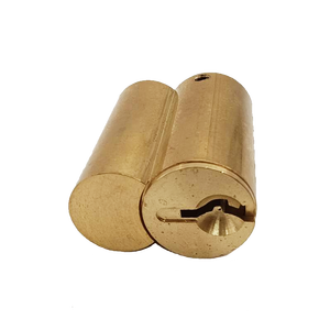 ONELUS Customized Brass Cylindrical <b>Lock</b> Cylinder Computer <b>Keys</b> 3 Brass <b>Keys</b> 50mm Backset No Coating Premium Taiwan - Product Image 2