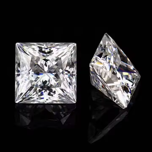 Lujo IGI certificado CVD Lab crecido princesa corte diamante VVS1 claridad E Color piedra suelta Ruha Joyería Moderna fabricación nupcial - Product Image 5