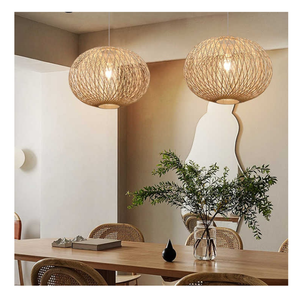 Suspension en bambou faite à la main écologique en gros Éclairage naturel léger et durable Minimaliste Intérieur de la maison Vietnam - Product Image 3