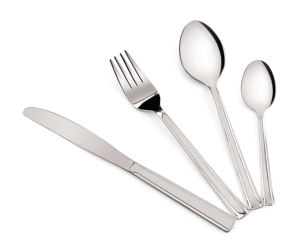 Ensemble de couverts en acier inoxydable de qualité supérieure, écologique, sans danger pour les aliments, finition miroir, 4 pièces, comprenant couteau, fourchette, cuillère - Product Image 2