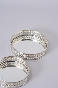 ถาดกระจกทรงกลมแวววาวถาดกระจกตกแต่งบ้านโรงแรมสำหรับตกแต่งบ้านของขวัญแต่งงานและของขวัญ - Product Image 4