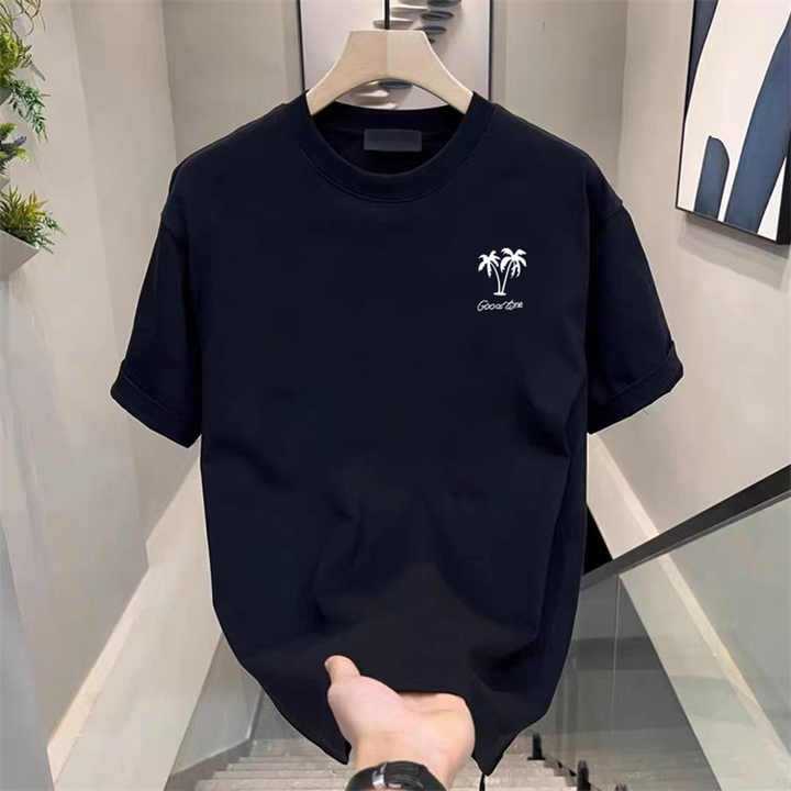 2025 Men's Cartoon Pattern 100% Cotton Fashion Men's T-shirts Breathable Cotton T-shirt for Men