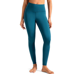 กางเกงเลกกิ้งออกกำลังกายคุณภาพสูงสำหรับผู้หญิง พิมพ์ลายโยคะ ออกแบบเองได้ เอวยางยืด พร้อมโลโก้ที่เอว - Product Image 1