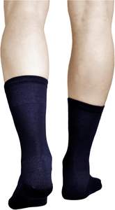 Calcetines deportivos con logotipo tejido Jacquard unisex, equipo de estilo callejero de diseñador personalizado para bádminton/Tenis/baloncesto, posición inferior del logotipo - Product Image 5