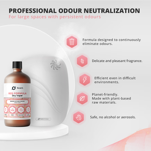 Neutraliseur d'odeurs à vapeur sèche formule rouge : cuisine, poubelle, aliments frits et odeurs organiques - Fût de 25 kg - Vrac - Product Image 4