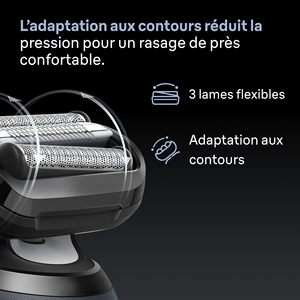 Cabezal de Repuesto para Afeitadora Eléctrica USB 3 en 1 para Hombre, Láminas de Repuesto para Afeitado Preciso de Cara y Barba - Product Image 3