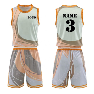Équipes de basket-ball uniforme Sport maillot entièrement personnalisé hommes vêtements de basket-ball ensembles grande taille respirant séchage rapide - Product Image 4