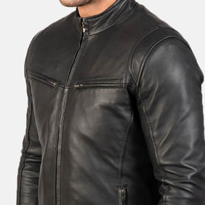 Veste en cuir pour homme 2026 de haute qualité, meilleur design, personnalisable OEM, épaisse pour l'hiver, lavable pour l'été, 100% cuir - Product Image 5