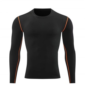 Camiseta de Compresión Deportiva Personalizada al por Mayor para Hombre, Sublimada, de Secado Rápido, Manga Larga, para Fútbol, Running, Deporte, Protección UV - Product Image 1