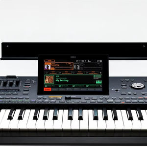 Nouveau clavier arrangeur professionnel Korg Pa5X 76 touches avec support et pédale - Product Image 1