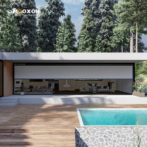 Stores enrouleurs d'extérieur de grande taille, imperméables, protection UV, occultants, sur mesure pour jardin, pergola, terrasse - Product Image 3