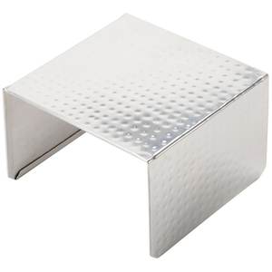 <b>Wire</b> Design Set of 3 Piece Iron Metal Square Display Food Riser Stand <b>Rack</b> Black Finished for Food Presentation - Product Image 5