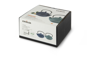 Teiera in ghisa blu Excelsa 80 cl |   Design a Pois Blu per la Preparazione del Tè |   Design Orientale Giapponese |   Orientato da Excelsa - Product Image 6