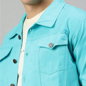 INDEX SPORTSWEAR Fabrication en usine Nouvelle arrivée Veste en jean à manches longues pour homme 100% coton Coupe-vent Personnalisé Vente en gros - Product Image 6