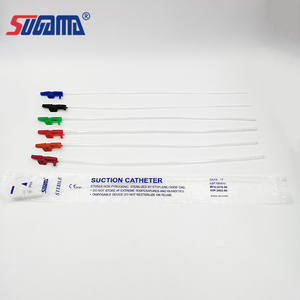 Kateter hisap tertutup PVC bayi, steril sekali pakai 6FR-18FR dengan konektor kontrol tipe jari habis pakai Medis - Product Image 4