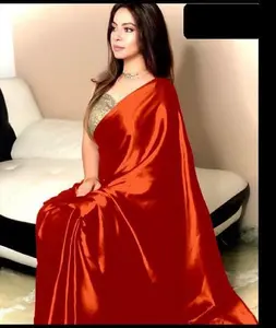 Saree prêt à porter pour femmes indiennes Saree en coton et soie avec bordure lourde vêtements pakistanais indiens à bas prix sari costume indien