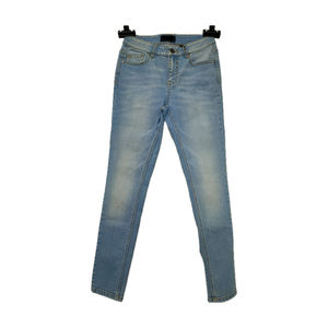 Jean slim pour dames Design de marque personnalisé Fabriqué en BD Nouveautés Prix de gros Pantalon en denim pour femmes Taille moyenne - Product Image 1