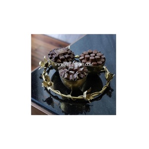 Forme de Goutte en Métal Aluminium Couleur Or Clair Bol à Chocolat Cadeaux d'Anniversaire Bonbons et Dates Bol Utilisation Restaurant Bol - Product Image 3