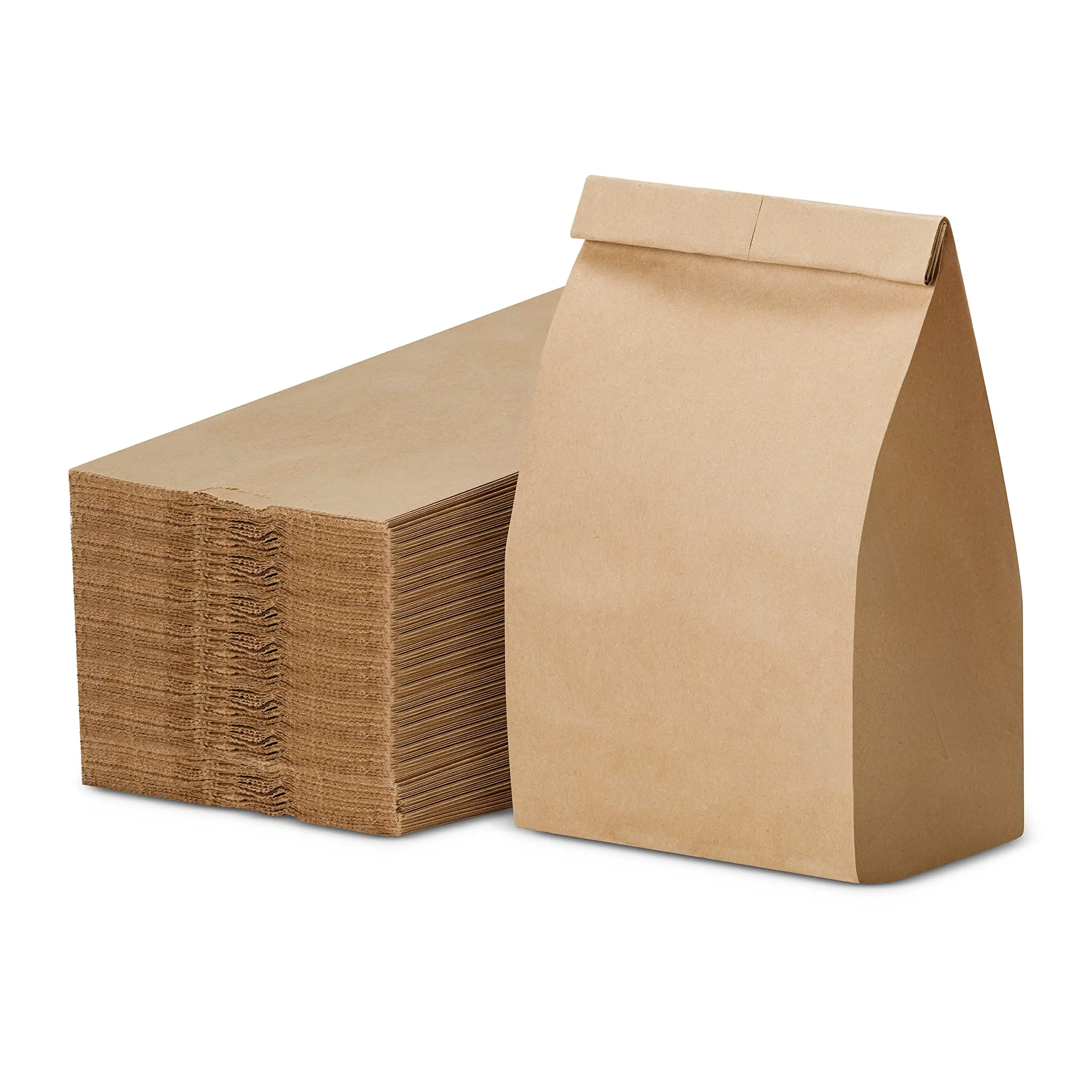 गर्म बेच-क्राफ्ट पेपर बैग-शॉपिंग बैग-पेपर बैग-खाद्य पैकिंग निर्यात दुनिया भर में