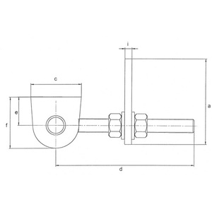 Bisagra de Acero Crudo Ajustable de 190x33x80x150x34x65x22x10mm para Cercas, Enrejados y Puertas, Incluye Bolsa GAH - Product Image 3