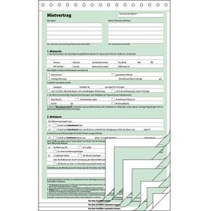 SIGEL Contrat de location autocopiant DIN A4 1 exemplaire 4 x 2 feuilles Papier autocopiant - Product Image 1
