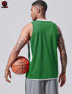 Camiseta de Baloncesto Reversible de Malla, Uniforme de Equipo de Secado Rápido, Cuello en V, Sin Mangas, para Adultos - Product Image 3