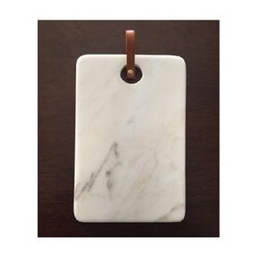 Planche à découper en marbre de meilleure qualité pour couper les légumes Planche à découper en marbre blanc et noir pour la maison et la cuisine - Product Image 3