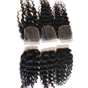 Beautiful 5x5 100% Natural HD Lace Closure Deep Wave Human Hair Wigs with Hand Tied Transparent Lace - Product Image 5
