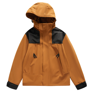 Aoyema coupe-vent pluie Couple veste résistant à l'eau randonnée léger manteau course pêche imperméable support hiver hommes femmes - Product Image 4