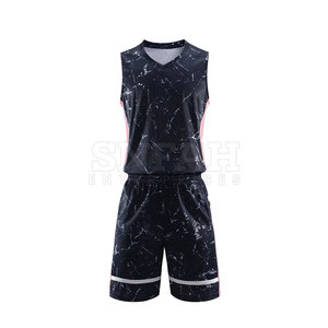 Uniformes de Baloncesto Unisex sin Mangas, Personalizados con Logotipo Impreso por Transferencia de Calor, 100% Poliéster, de Alta Calidad, Más Vendidos - Product Image 2