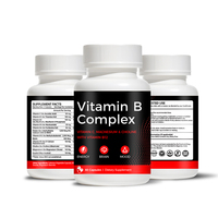 Capsules de complexe de vitamines B avec B12, choline, magnésium pour adultes, énergie, cerveau, humeur, santé, complément alimentaire OEM