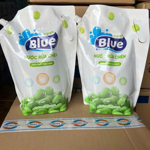 Haute qualité 2.1L haricot vert détergent liquide vaisselle sac jetable avec bec - Product Image 6