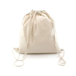 Sacche Sportive Personalizzabili in Cotone Dravis con Coulisse, Borsa Promozionale Personalizzabile - Product Image 3