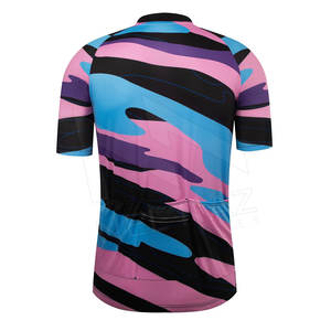 Maillots de Ciclismo Personalizados de Alta Calidad, Transpirables, Ligeros, de Secado Rápido, Mangas Cortas, Impresión por Sublimación, 100% Poliéster - Product Image 2