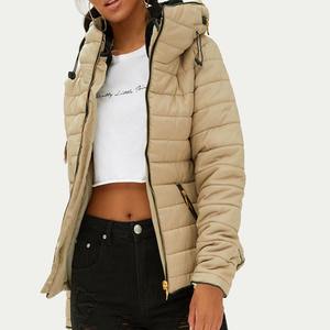 À la mode en gros de haute qualité brillant canard matelassé bouton couvert imperméable coupe-vent hommes 100% Polyester remplissage veste décontractée - Product Image 1