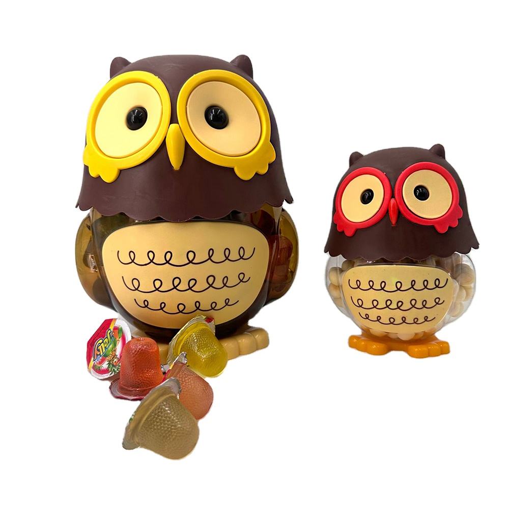 ジュースフルーツゼリー動物ジャー コインバンク お菓子入れ 420ML