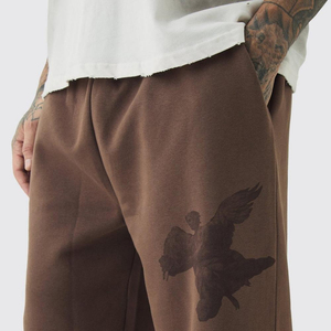 Most Trending <b>Men's</b> Oversized Casual <b>Trousers</b> Custom Design with Straight and Distressed <b>Baggy</b> Style for Sale - Product Image 3