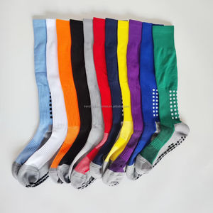 अनुकूलन योग्य वयस्क फुटबॉल मोजे थककर तौलिया विरोधी पर्ची पहनने के प्रतिरोधी लंबी ट्यूब घुटने के मोजे प्रशिक्षण के लिए डॉट क्यूफ - Product Image 1