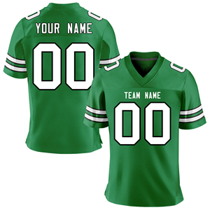 Maillot de football américain pour hommes sublimé personnalisé Ensemble de maillot imprimé grande taille respirant de haute qualité - Product Image 1