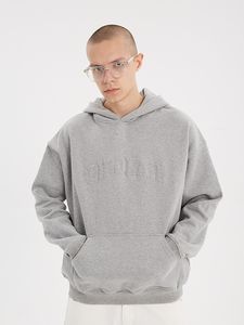 Venta al por mayor sudaderas con capucha unisex logotipo personalizado cálido de gran tamaño impreso en relieve sublimación deporte en blanco ropa de calle invierno liso teñido - Product Image 3