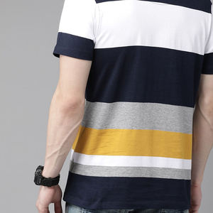 Hommes Tricoté Imprimé T-Shirts-100 % Coton Respirant Personnalisable Tailles & Couleurs Style Décontracté Vente en Gros - Product Image 3