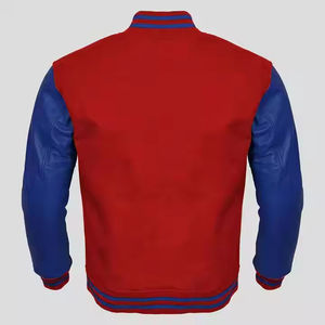 Chaqueta de hombre Moda Varsity Chaqueta Béisbol Letterman Bomber School Collage Lana amarilla y Mangas de cuero genuino Varsity - Product Image 3