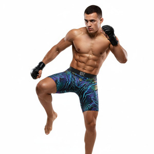 Pantalones Cortos de MMA Personalizados para Hombre de la Mejor Calidad, Transpirables, con Costuras Resistentes, para Gimnasio, Boxeo, Kickboxing, Proveedor OEM Personalizado - Product Image 2