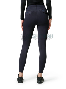 Culotte d'équitation pour femmes tissu extensible durable avec coutures renforcées design élégant et poignée antidérapante pour l'équitation - Product Image 4