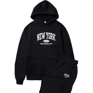 Venta al por mayor de nuevo diseño de ropa deportiva para hombre chándales de moda 100% algodón transpirable Slim Fit patrón sólido para el invierno - Product Image 1
