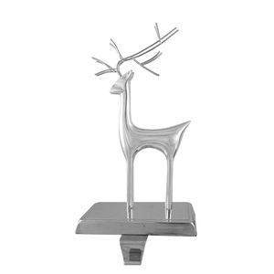 Personalizable 6 pulgadas Golden Star Shaped Stocking Hanger Fabricante a granel para las decoraciones de Navidad - Product Image 2