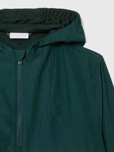 Veste décontractée pour homme, légère, coupe-vent, en nylon, veste de survêtement pour homme, fermeture éclair personnalisée, bloc de couleur, tissu tissé, veste bomber imprimée - Product Image 2