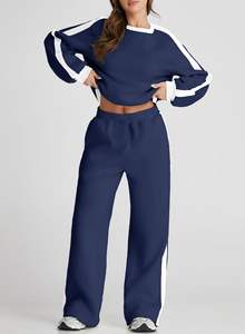 Conjuntos Deportivos con Estampado de Logo, Ropa Moderna 100% Algodón, Transpirable, Dobladillo Recto, Peso Pesado, Nueva Llegada, Personalizado - Product Image 3